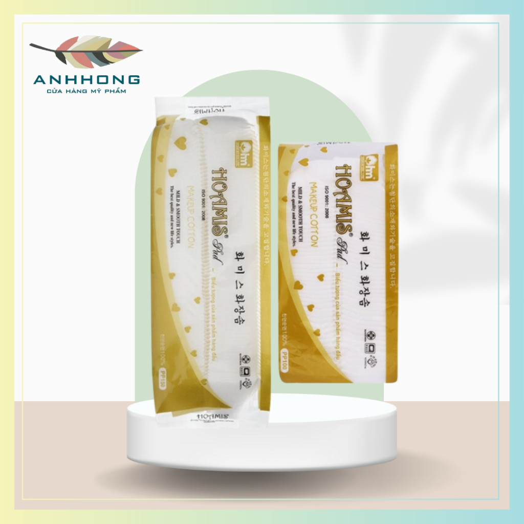 Bông Tẩy Trang HOAMIS ( 100 miếng & 150 miếng )