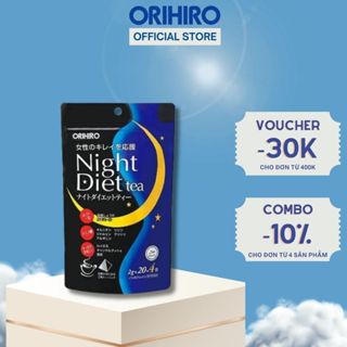 Trà Thảo Mộc Giảm Cân ORIHIRO Nhật Bản Thanh Nhiệt Giải Độc Cơ Thể Túi 20 Gói Nhỏ - Orihiro Viet Nam