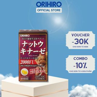 Viên Uống Hỗ Trợ Tai Biến Đột Quỵ Nattokinase 2000 ORIHIRO Hộp 60 Viên - Orihiro Viet Nam