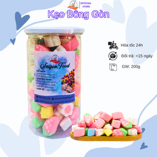 200g kẹo xốp bông marshmallow thái lan - kẹo bông trái cây
