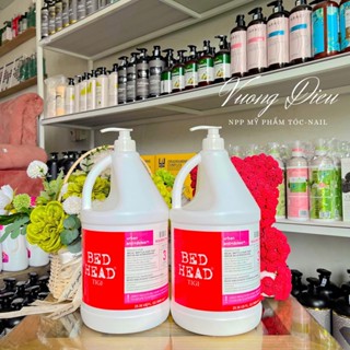 Dầu Gội Can 5 Lít Bed Head Tigi Đỏ Số 3 - Dành Cho Tóc Hư Tổn Nặng, Tiết Kiệm Cho Salon ( Can 5L)