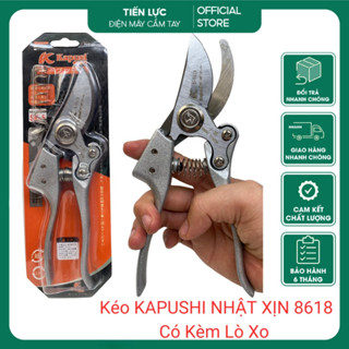 Kéo Cắt Cành Cây Nhật Bản Cao Cấp KAPUSI K-8618 Loại Xịn Lưỡi Thép Sk5 Sịn