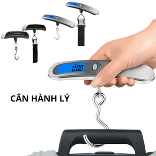 Cân hành lý K8 cầm tay mini có móc treo, cân kỹ thuật số điện tử treo cân vali hành lý du lịch