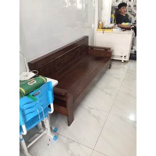 Ghế sofa gỗ sồi dài 2m