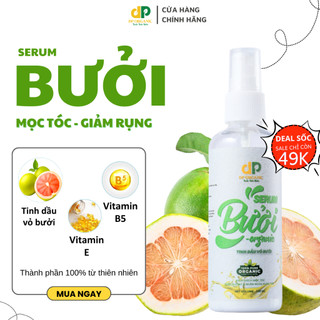 Serum tinh dầu bưởi dp organic - kích thích mọc tóc, dưỡng tóc chắc khỏe | giảm gãy rụng hiệu quả