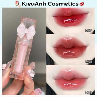 Son bóng MAKE MINE thạch nước thuỷ tinh CÓ ẢNH THẬT SHOP CHỤP tặng kèm charm nơ dễ thương