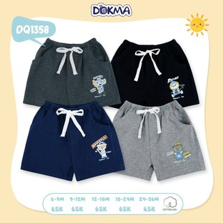 Quần đùi bé trai dokma 9m-36m dq1358