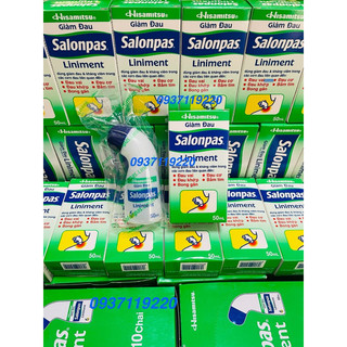 Mẫu mới - Salonpas liniment dạng lăn 50ml - Hisamitsu