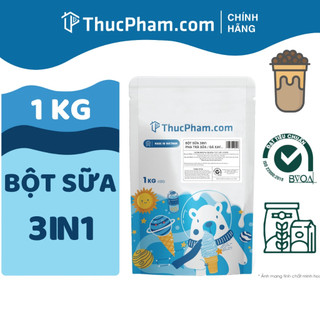 1Kg Bột Sữa 3in1 Vị Matcha, Việt Quất, Bạc Hà... Pha Trà Sữa, Đồ Hòa Tan Uống Liền Thucpham.com