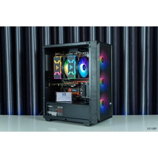 Vỏ Case máy tính VSP V3 Grillle Visual Gaming - lắp được dual xeon - Chính hãng