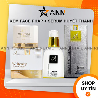 [Chính hãng] Combo Kem Face Pháp A Cosmetics + Serum Huyết Thanh Spot Esence Mỹ Phẩm Phương Anh