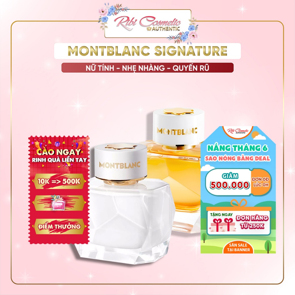 Nước Hoa Nữ Montblanc Signature 5/10ml Hương Sữa Dừa Béo Ngậy Ngây Thơ Nhẹ Nhàng Quyến Rũ Ribicosmetic