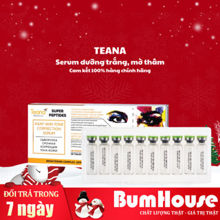Serum Teana Super Peptides Asap Skin Tone Correction dưỡng trắng da, mờ thâm nám (màu vàng)