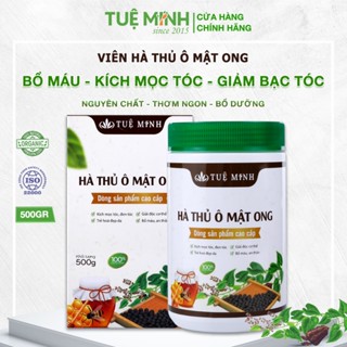 Viên hà thủ ô mật ong rừng Tuệ Minh 500gr kích thích mọc tóc, hà thủ ô làm đen tóc ngăn tóc bạc sớm