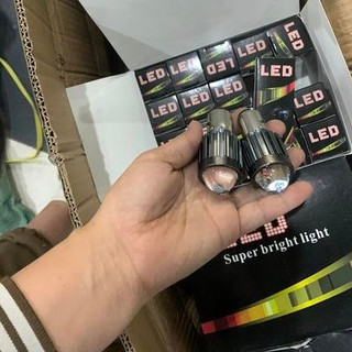 Đèn pha led bi cầu hai màu thay thế h6 ba20d cho xe điện