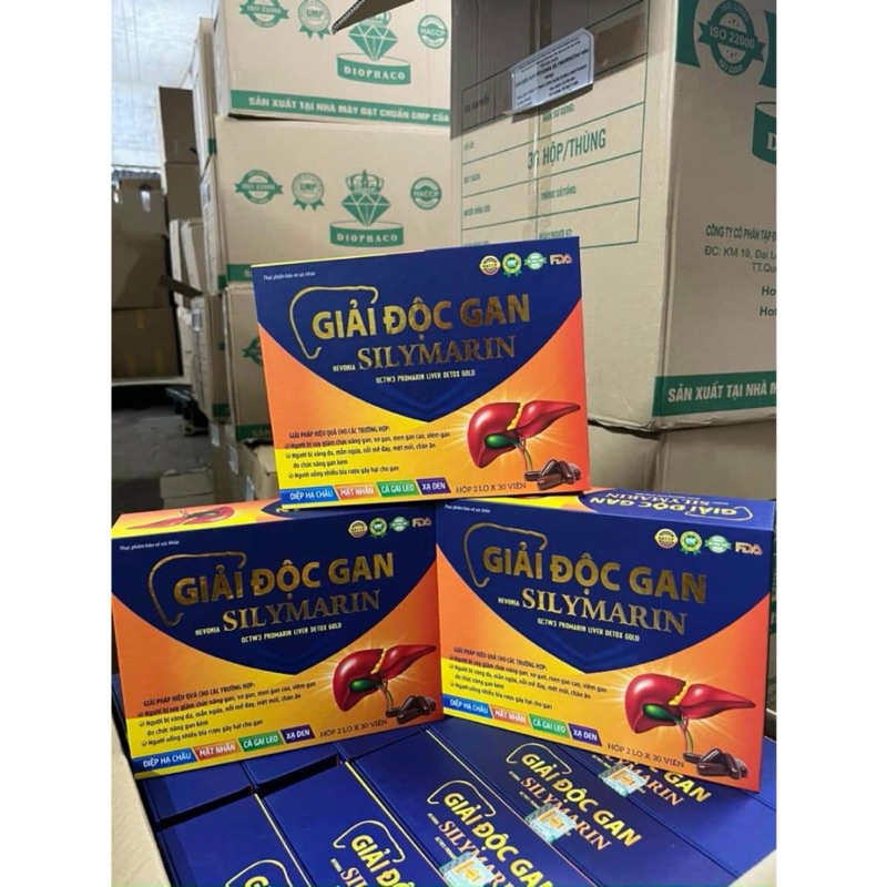 [Set 2 lọ] Viên Uống GIẢI ĐỘC GAN Hàn Quốc HEVONIA SILYMARIN - Giúp hạ men gan, Thải độc gan, Giảm mụn hiệu quả