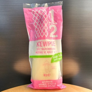 Kewpie - chai ½ hồng 300g - sốt mayo hương vị nhật ít béo / reduced fat mayonnaise japanese style