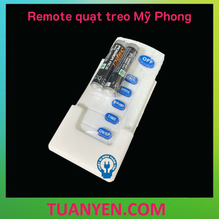 Remote Quạt đảo trần, treo tường Mỹ Phong MR 16 có tặng kèm 2 viên pin - Tuấn Yến