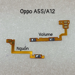 Cáp nguồn + volume oppo a5s/a12 zin