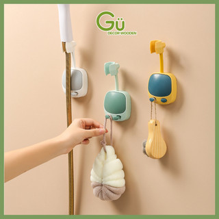 Gía đỡ vòi hoa sen dán tường điều chỉnh 360 độ tiện dụng móc đỡ vòi sen vòi xịt chịu lực