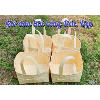 Giỏ sách từ LÁ loại LỚN , giỏ decor, trang trí, giỏ đồ dùng học tập, giỏ sài bền, trắng