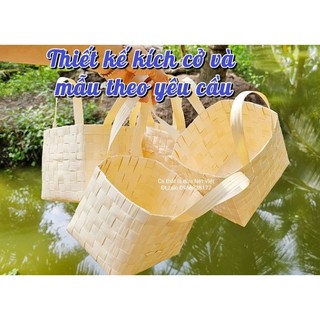 Giỏ sách từ LÁ loại LỚN , giỏ decor, trang trí, giỏ đồ dùng học tập, giỏ sài bền, trắng