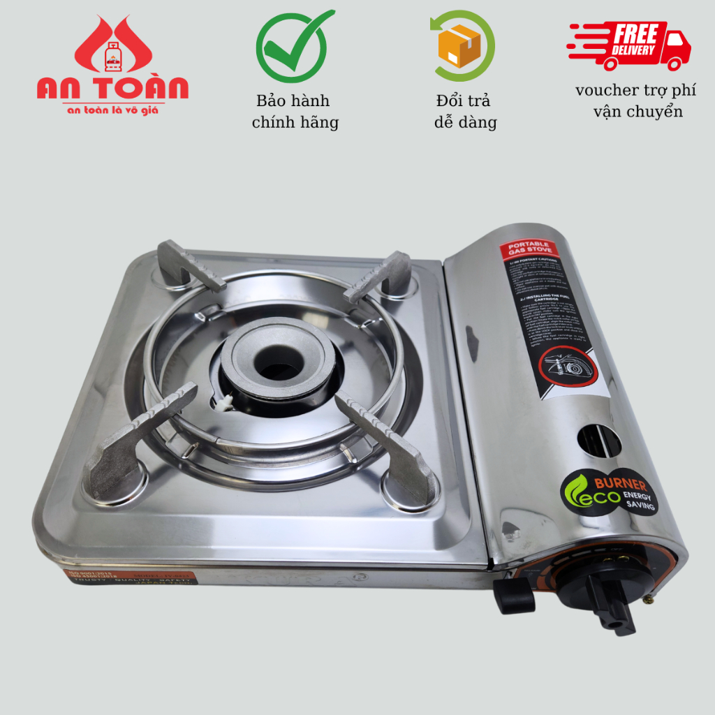 Bếp ga mini inox siêu mỏng IKURA IV -0423 - Bếp du lịch tiện lợi- Mặt bếp chịu lực chịu nhiệt