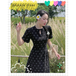 [DOLPHIN BIGSIZE] - Đầm đen bigsize - Đầm dài bigsize