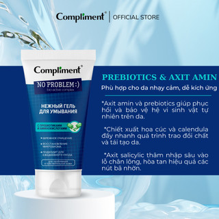 Sữa Rửa Mặt Compliment No Problem Ngăn Ngừa Mụn 200ml