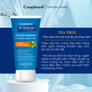 Sữa Rửa Mặt Compliment No Problem Ngăn Ngừa Mụn 200ml