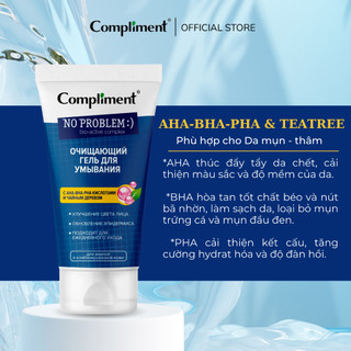 Sữa Rửa Mặt Compliment No Problem Ngăn Ngừa Mụn 200ml