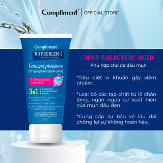Sữa Rửa Mặt Compliment No Problem Ngăn Ngừa Mụn 200ml