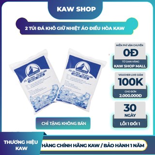 2 túi đá khô tặng kèm kaw - giữ lạnh, giữ nhiệt sử dụng nhiều lần