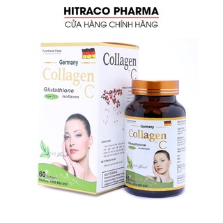 Viên uống đẹp da Collagen +C Type 123 giảm thâm nám tàn nhang - Hộp 60 viên [Collagen +C Type 123]