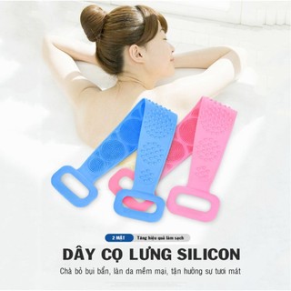 Dây chà lưng 2 mặt silicol mẫu mới