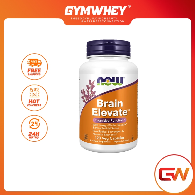 Tốt Cho N ão Bộ, Nâng Cao Trí Nhớ NOW BRAIN ELEVATE 120 VIÊN