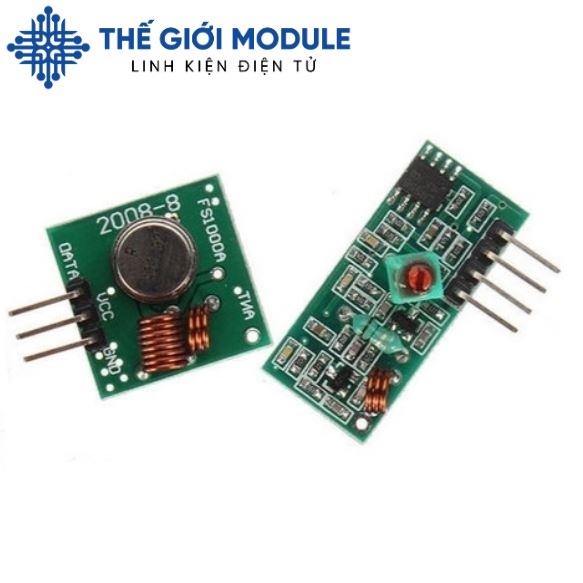 [Có sẵn] [Rẻ vô địch] Bộ thu phát rf 433MHZ - thegioimodule