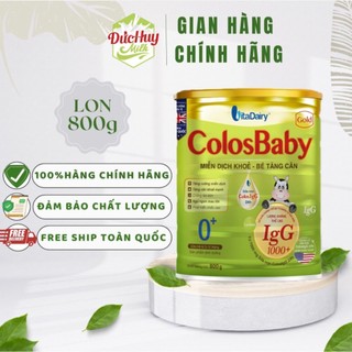 [CHÍNH HÃNG] Sữa non Colosbaby Gold IgG 1000 0+, 1+, 2+ Lon 800g