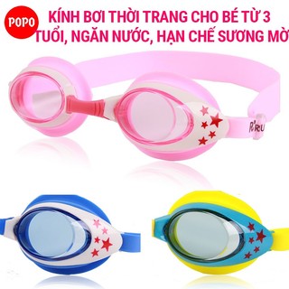 Kính bơi trẻ em thời trang hiện đại STAR chống tia UV cho bé 3-13 tuổi POPO
