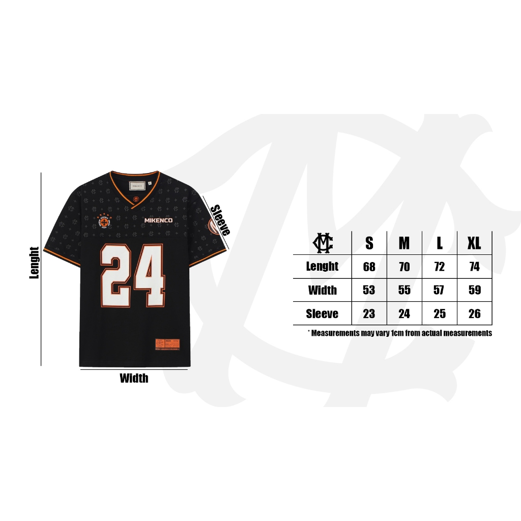 Áo phông unisex MIKENCO Monogram Sporty V-Neck Tshirt | BigBuy360 - bigbuy360.vn