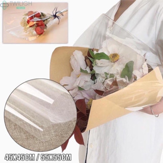  Tập 50 tờ giấy bóng kính trong suốt gói hoa Kt 55x55cm 
