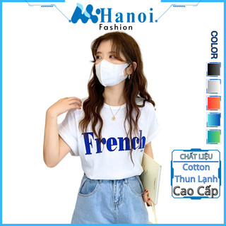 Áo thun nữ, chất cotton thấm hút và mát mẻ sh40