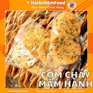 Gói 3 miếng cơm cháy mắm hành,, cơm cháy mắm hành tỏi ớt