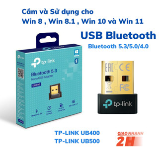 Usb bluetooth TP-Link 5.3 5.0 UB500 UB400 bộ chuyển đổi bluetooth USB nano - Hàng chính hãng