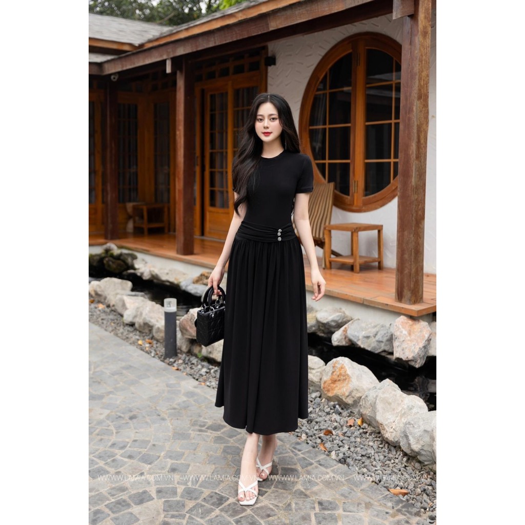 Đầm Thun Midi Bản Eo Z.a.r.a