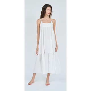 [CHÍNH HÃNG] Váy ngủ 2 dây trắng ULLALA AUTHENTIC