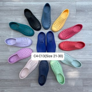 Giầy Native trẻ em, siêu nhẹ đi mưa, đi biển lỗi chưa dán viền