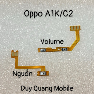 Cáp nguồn + volume oppo a1k/c2 zin