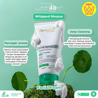 SRM Dermaction Plus by Watsons Pro Acne, Porelain Absolute white Clarify, Triple VitC Whipped Mousse Facial Foam