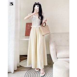 Quần vải ống rộng, cạp chun Twenty.5 - QL08